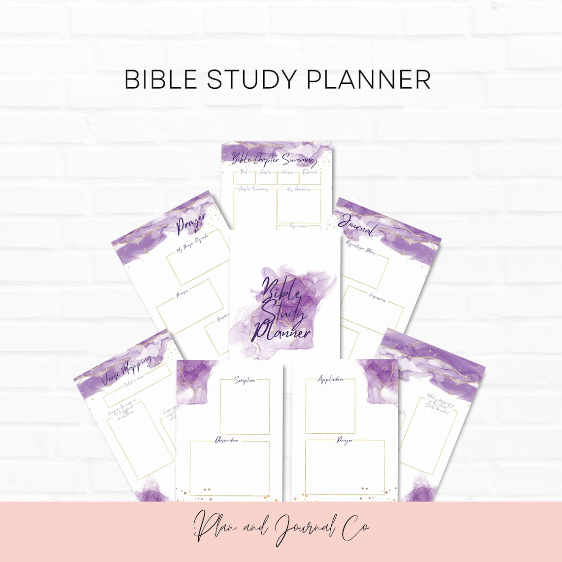Printable Bible Study Bible Study Planner SOAP Study - Etsy