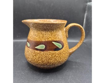 Jarra para crema de vajilla vintage Baum Brothers con diseño Circle Splash.