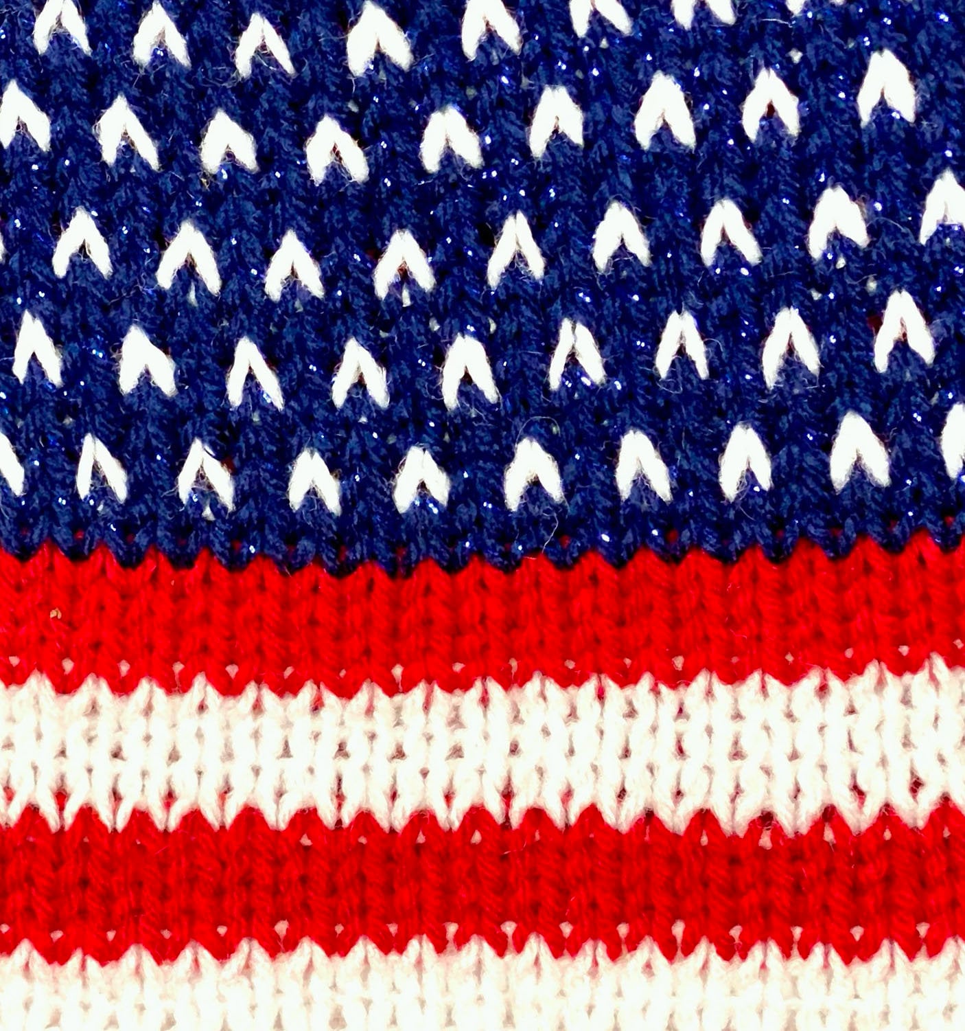 Knitting Machine Pattern USA Beanie - Etsy