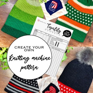 Create Your Own Knitting Machine Pattern Printable
