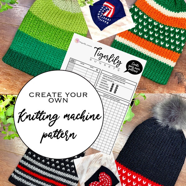 Create Your Own Knitting Machine Pattern Printable