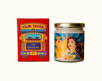 Paro Candle & Filmi Trivia Gift Set