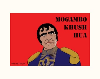 Mogambo Khush Hua | Mr. India | Postcard