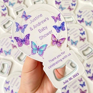 50 pcs. Magnet baby shower favors for guests girl and boy, Bottle opener baby shower favors for girl and boy in bulk