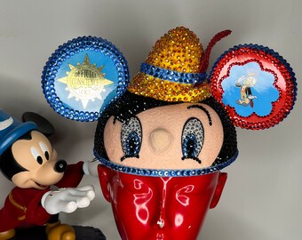 Jiminy Cricket Ears Pinocchio Ears Custom Minnie Ears Disney Ears