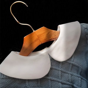 Elegant Fake Chiffon Collar, Versatile Lace Trim Decorative Stand Collar Detachable Lace Trim Inner Shirt Collar, Free Size image 1