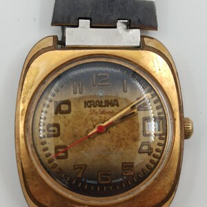Vintage Kralina Automatic Watch: Swiss Made Stainless Steel Wristwatch image 2