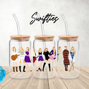 UV DTF Cup Wrap | Swift Era Music Pop Tour Taylor | Libbey Glass  Beer Can Glass 160z | tumbler sublimation