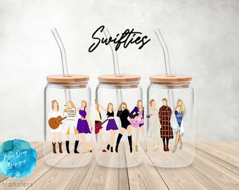 UV DTF Cup Wrap | Swift Era Music Pop Tour Taylor | Libbey Glass  Beer Can Glass 160z | tumbler sublimation