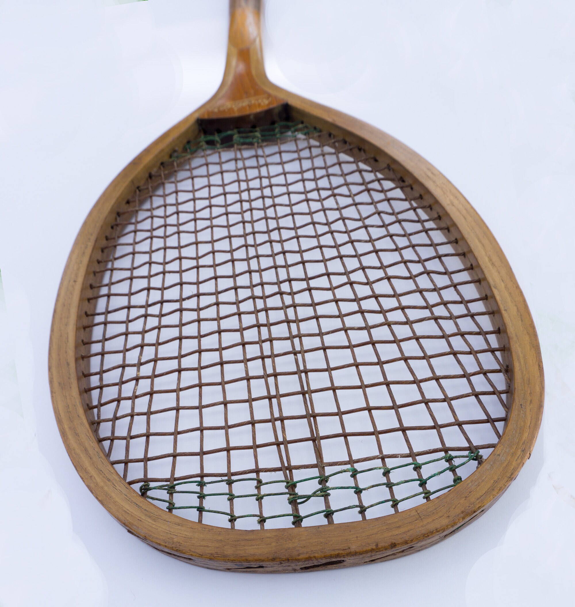 Unique Excelsior Lopsided Tilt Head Antique Tennis Racket With Fishtail ...