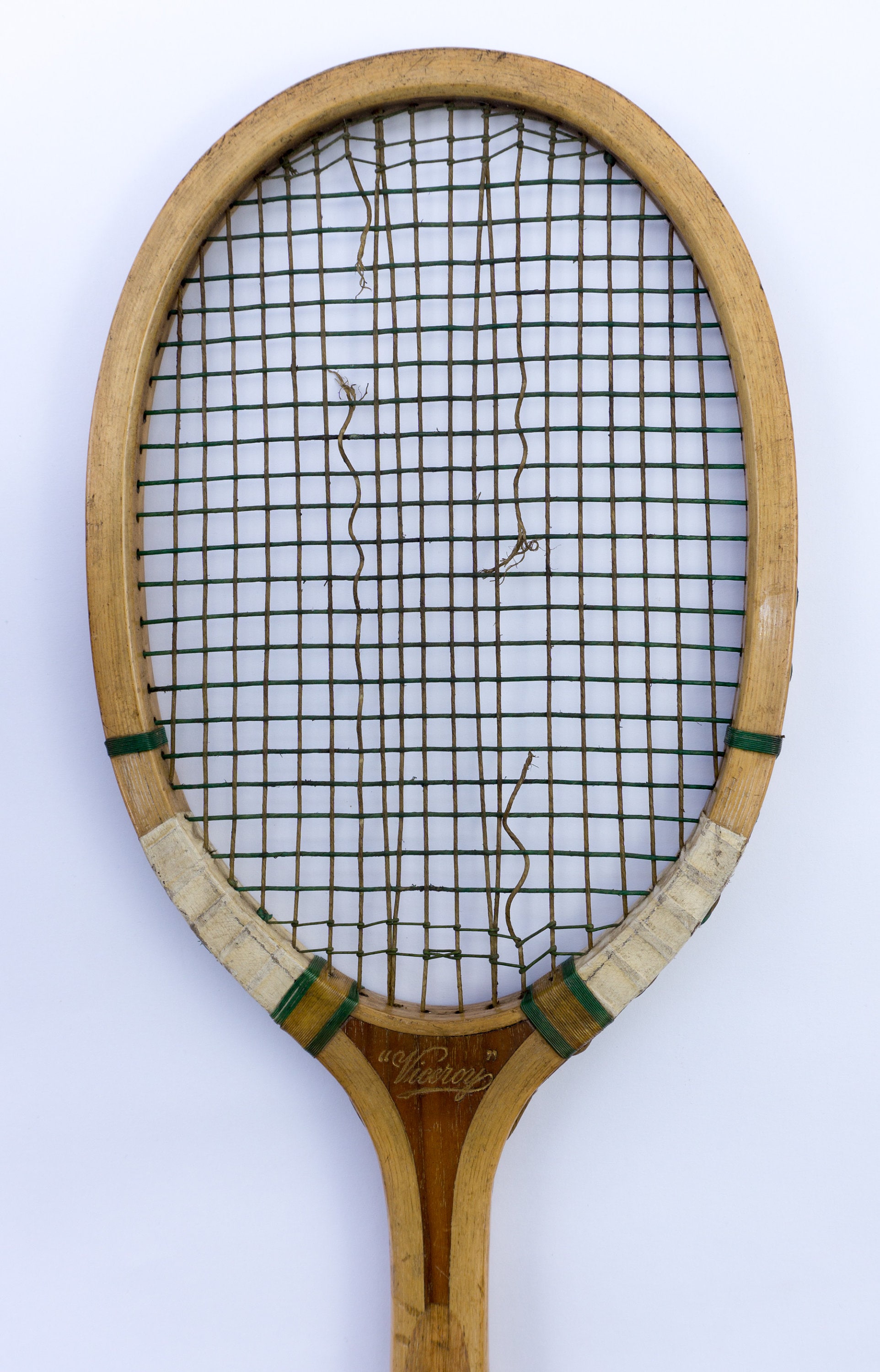 Viceroy Fishtail Vintage Tennis Racket by Thornton & Co., Edinburgh. Etsy