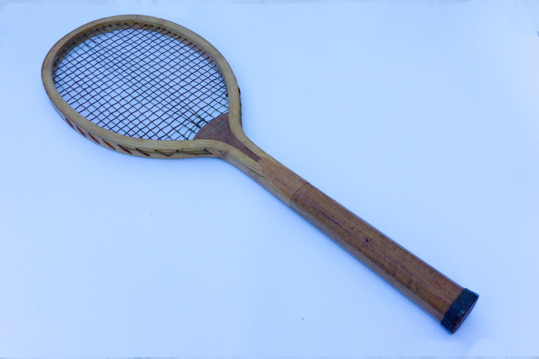 Champion Tennis Racket Antique Champion Double Strung Tennis Racket by Herbert Gradidge C1887 ...