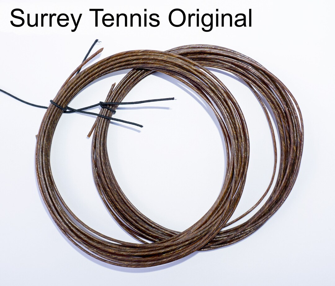 Traditional Natural Gut Tennis Strings antique Type for Wood Etsy