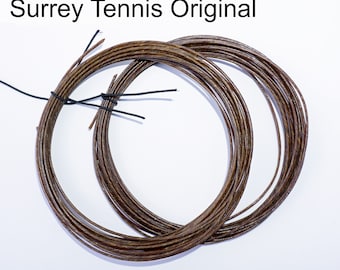 Traditionelle Naturgut-Tennissaiten für Holzschläger