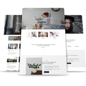 Natasha Feminine Multipurpose Divi Child Theme | Divi Theme | Wordpress Theme | Feminine Theme | Feminine Divi Theme