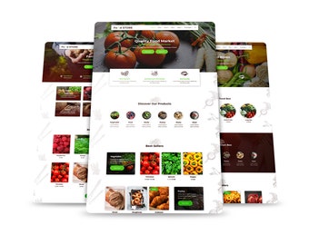 Food Store WooCommerce Grocery Divi Enfant Thème | | thématique Divi | de thème Wordpress | sur le thème de l’épicerie Thème Grocery Divi