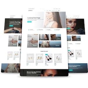 Julietta Jewellery Multipurpose WooCommerce Divi Child Theme | Divi Theme | Wordpress Theme | WooCommerce Theme | WooCommerce Divi Theme