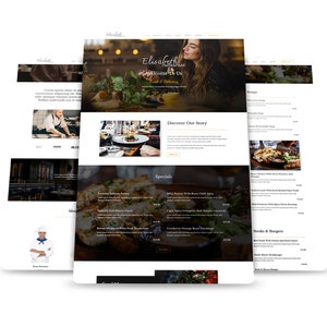 Elisabeth Restaurant Divi Child Theme | Divi Theme | Wordpress Theme | Restaurant Theme | Restaurant Divi Theme