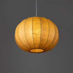 Small Cocoon Resin Lamp 1960s / Iconic Italian Midcentury Modern Pendant Light