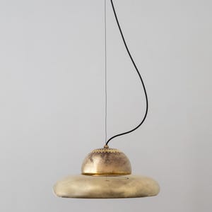 Brass Fior di Loto Pendant Lamp by Afra & Tobia Scarpa for Flos 1960s / Vintage Mid Century Italian Lighting image 2