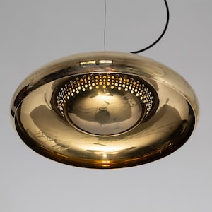 Brass Fior di Loto Pendant Lamp by Afra & Tobia Scarpa for Flos 1960s / Vintage Mid Century Italian Lighting image 6