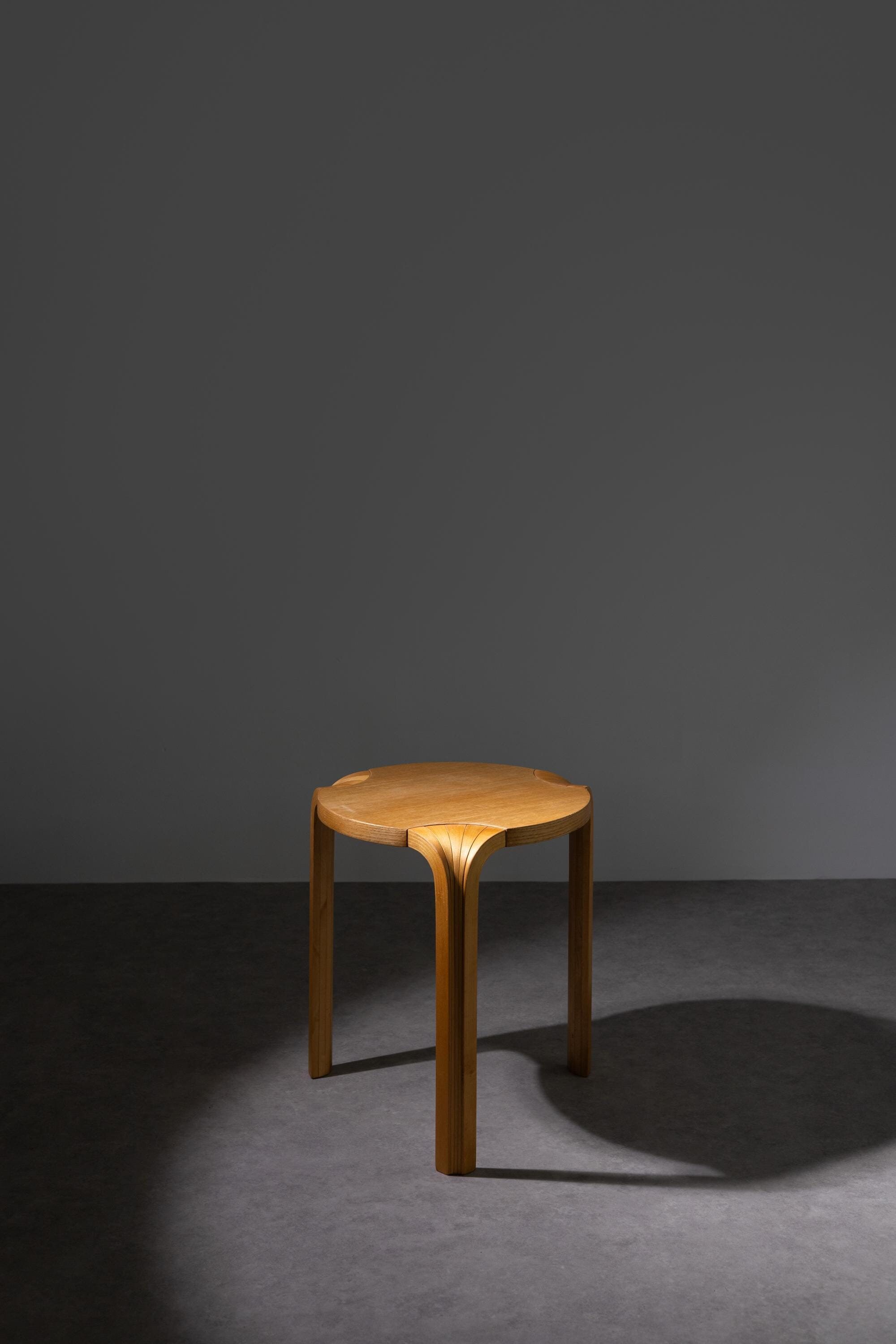 Vintage X600 Stool by Alvar Aalto for Artek 1960s / Italian