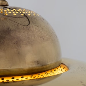 Brass Fior di Loto Pendant Lamp by Afra & Tobia Scarpa for Flos 1960s / Vintage Mid Century Italian Lighting image 8