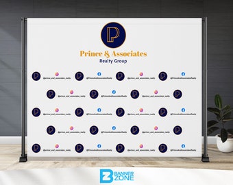 Event backdrop, step and repeat banner, Happy Birthday backdrop, Custom Backdrop, Vinyl Backdrop, Backdrop Banner,