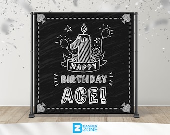 Birthday Party backdrop, Event backdrop, banner, Happy Birthday backdrop, Custom Backdrop, Vinyl Backdrop, Backdrop Banner