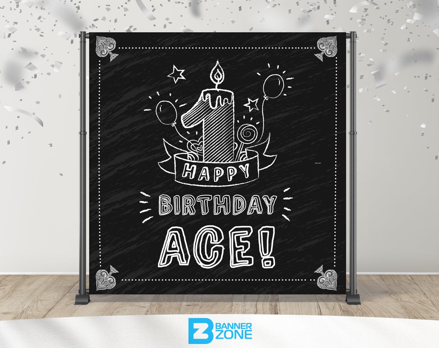 Birthday Backdrop Ramp Birthday Party Backdrop, Event Backdrop, Banner, Happy Birthday ...