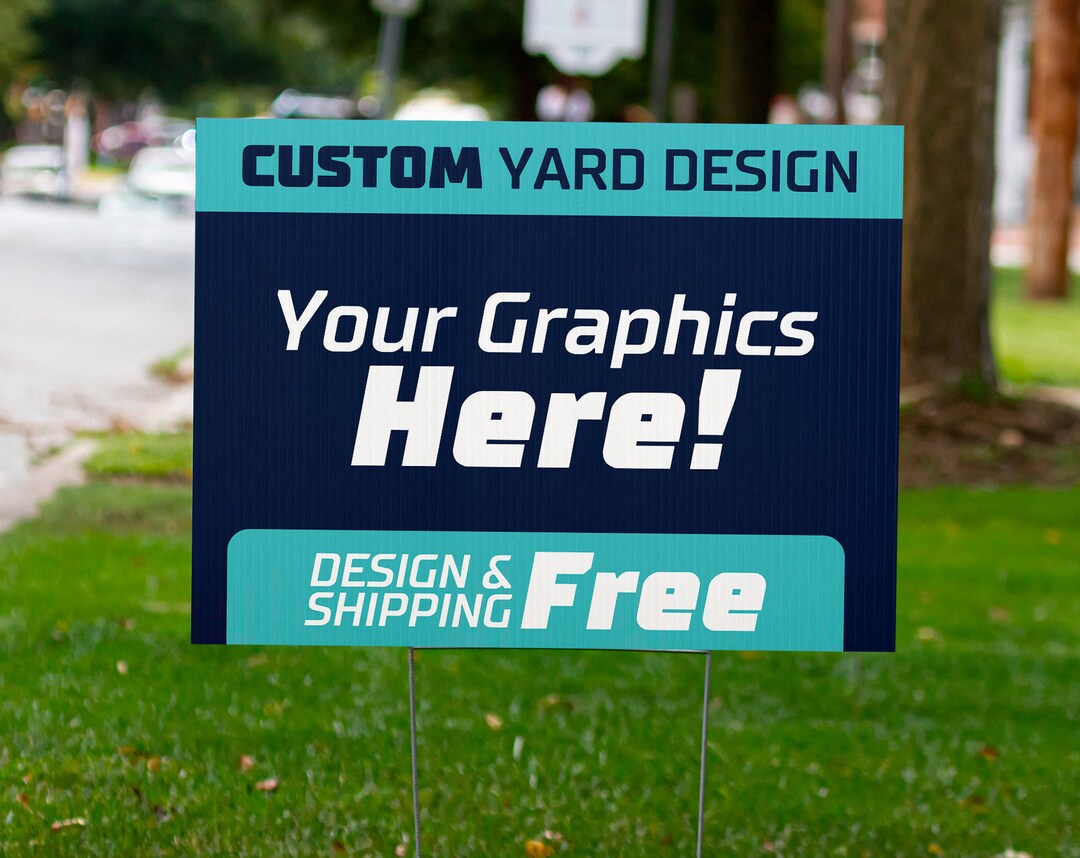 Personalized Yard Sign, Custom Yard Sign, Real Estate Sign, Event Signs ...