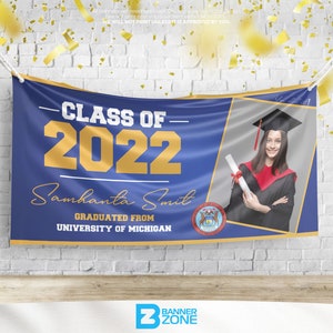 Gratuation Custom Vinyl Banner, Event backdrop, Celebration banner, Custom Backdrop, Class of 2023 Banner, Birthday Banner, Vinyl Banners