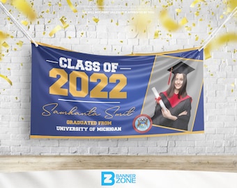 Gratuation Custom Vinyl Banner, Event backdrop, Celebration banner, Custom Backdrop, Class of 2023 Banner, Birthday Banner, Vinyl Banners