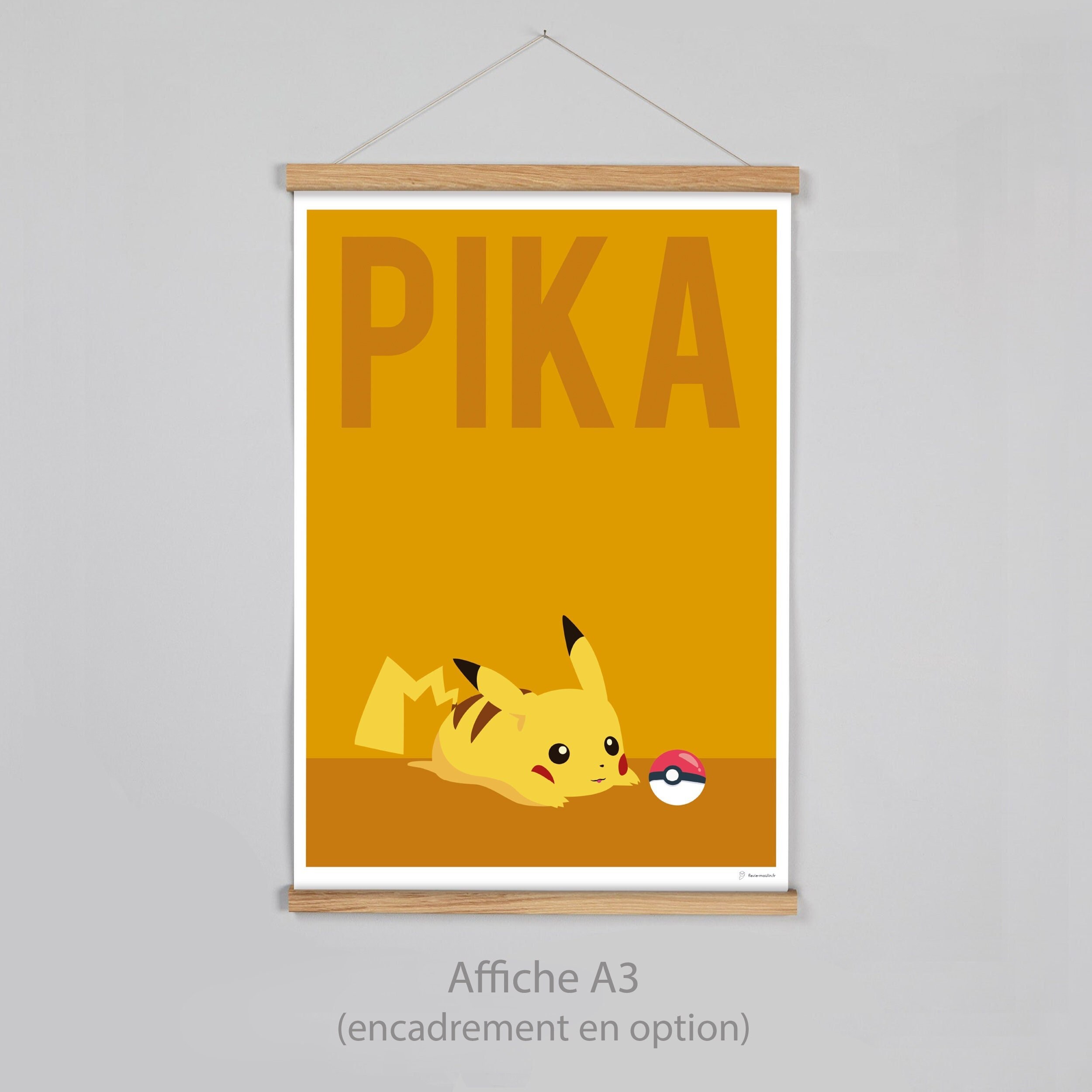 Porte-nom Pikachu, Pokémon, super idées cadeaux, cadeau d'anniversaire,  cadeau pour les enfants ou pour les fans de Pokémon, chambre d'enfant.  enfants -  France