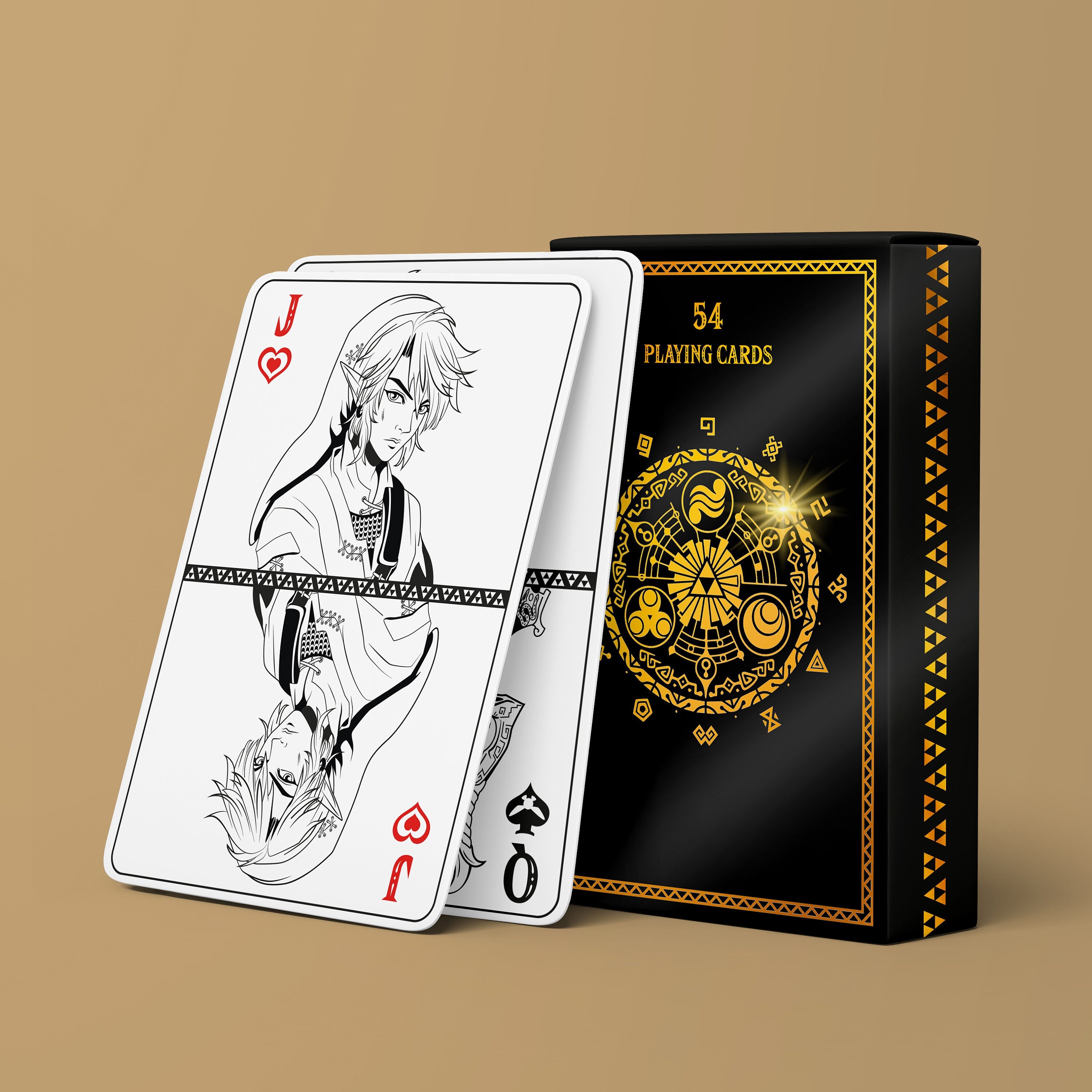 Deck of 54 Playing Cards Inspired by the Legend of Zelda