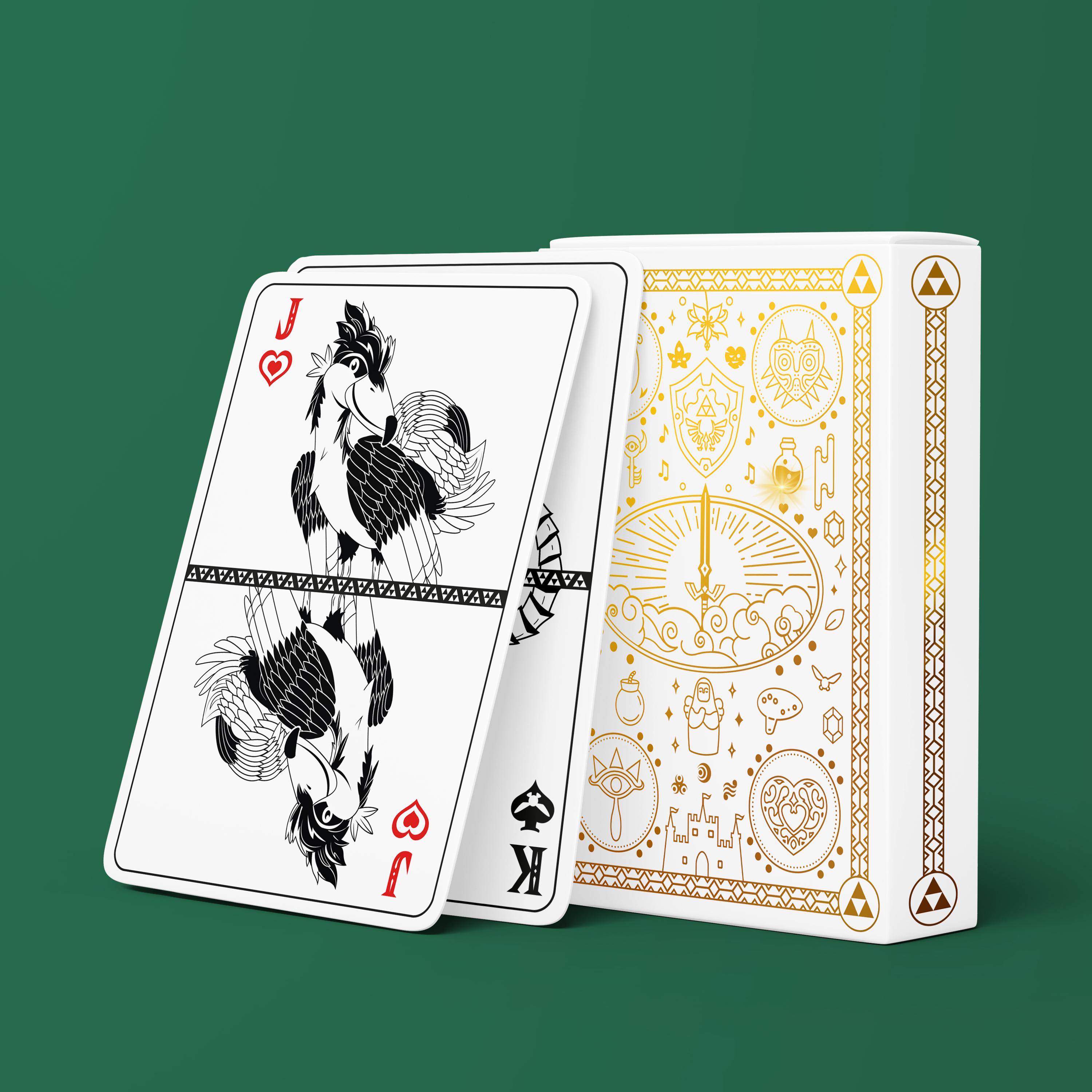 54-card Deck of Playing Cards Inspired by the Legend of Zelda