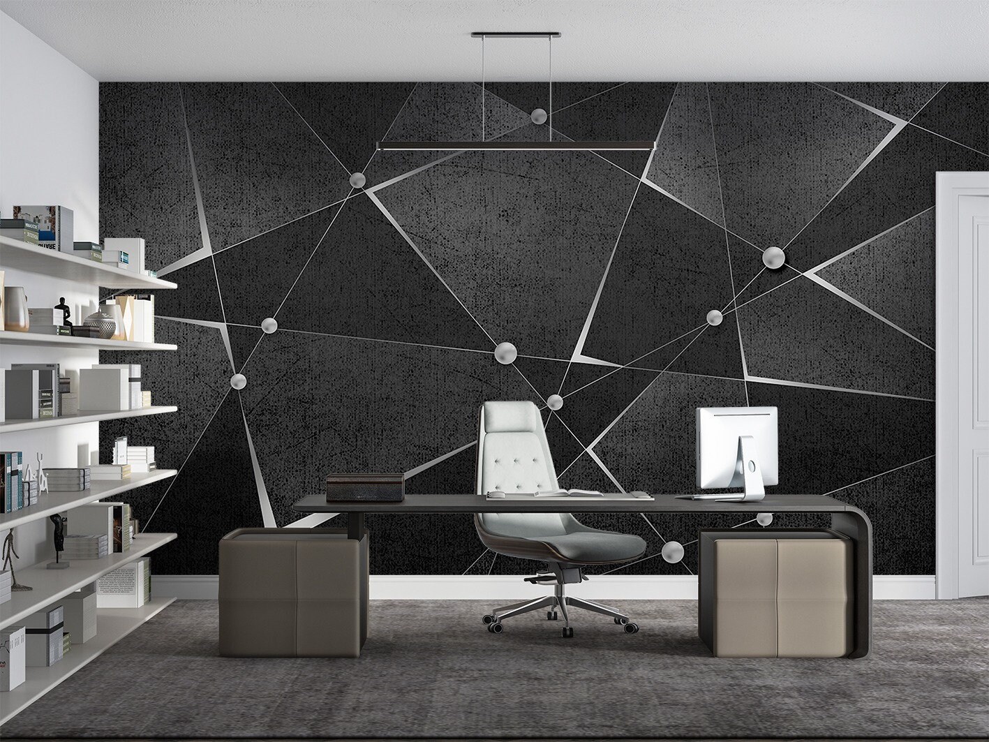 Silver Wallpaper - Etsy Silver Wallpaper - Etsy