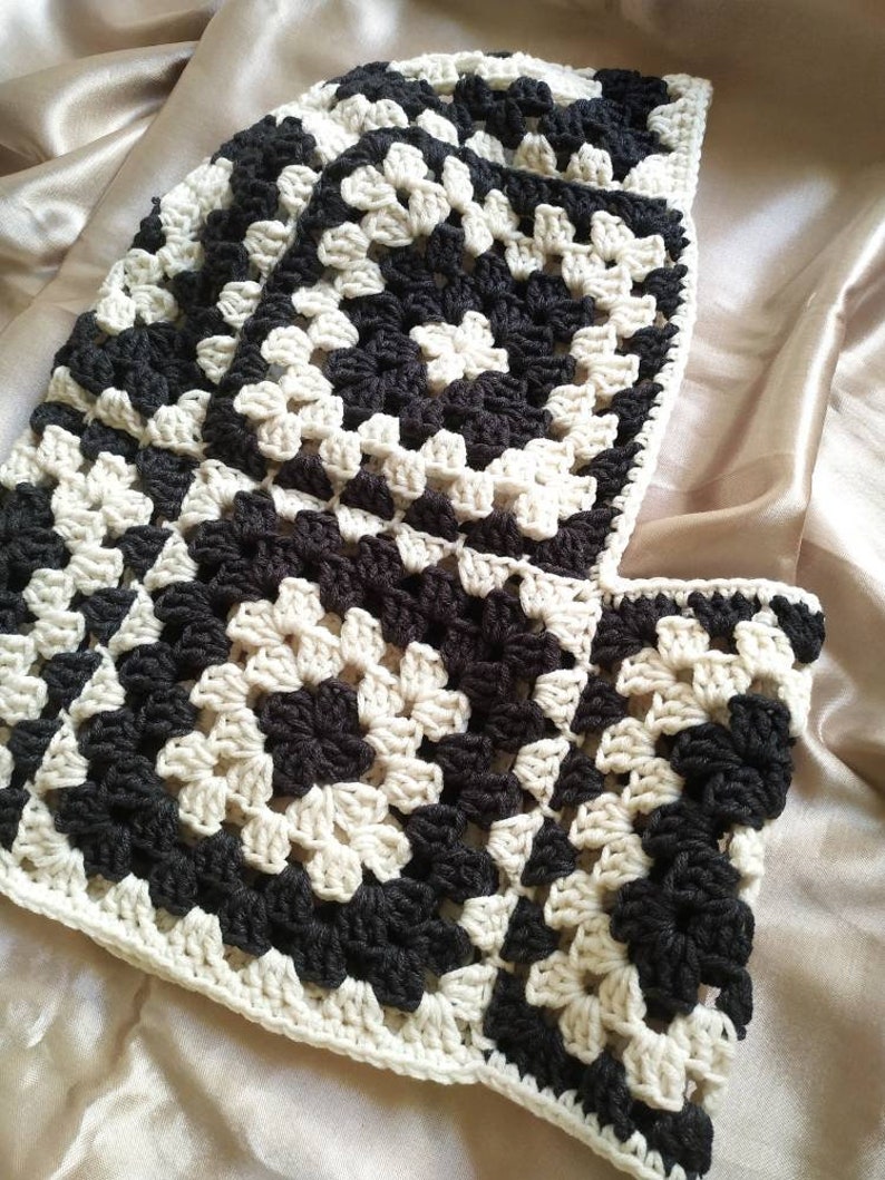 Crochet Balaclava Granny Square Balaclava Unisex Handknitted Etsy