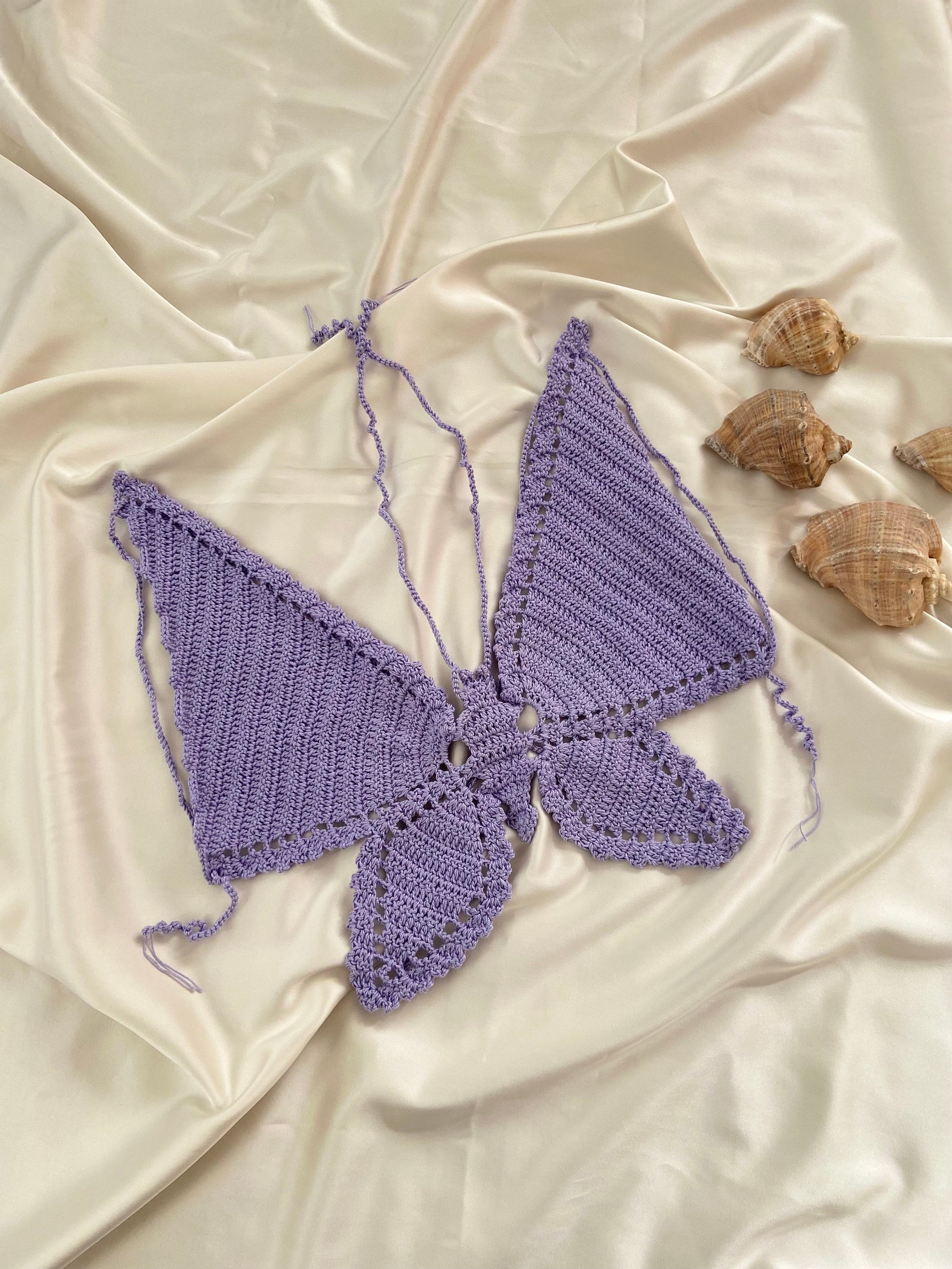 theredthered S butterfly halter tops グレー THEREDTHREAD】S butterfly halter tops