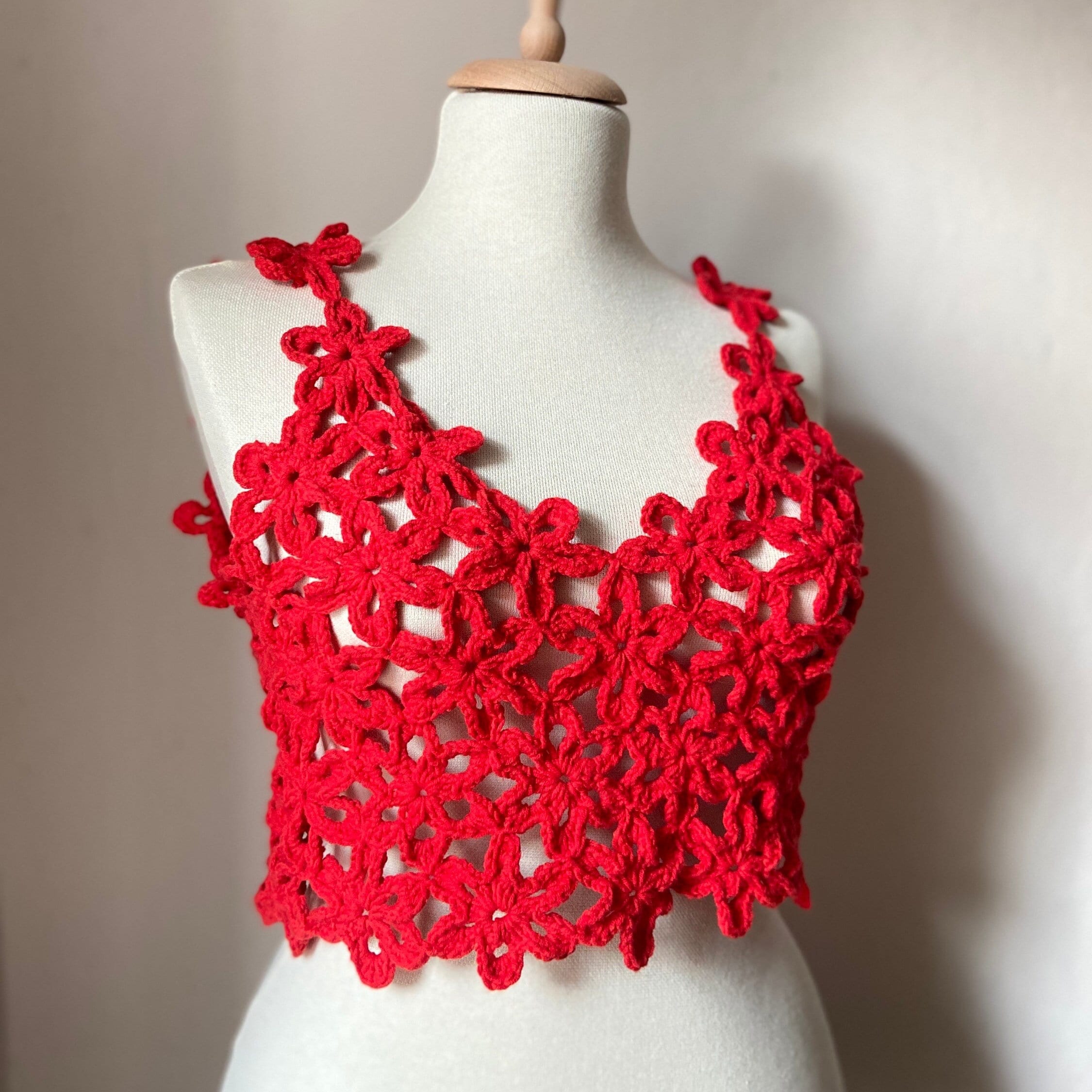 トップス EAPHI HAND CROCHET KNIT BUSTIER HAND CROCHET KNIT BUSTIER【POPUP先行】