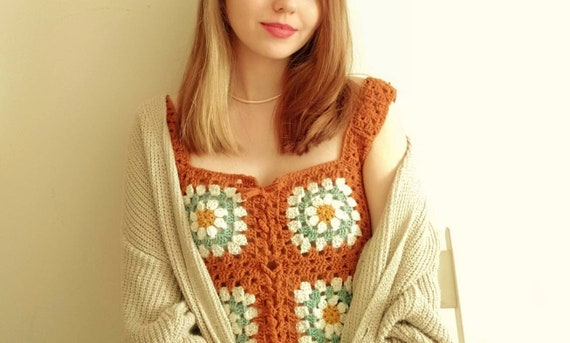 トップス EAPHI HAND CROCHET KNIT BUSTIER HAND CROCHET KNIT BUSTIER【POPUP先行】