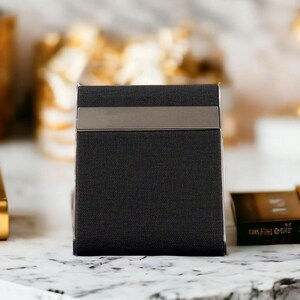 Portasigarette vintage personalizzato, tasca in pelle nera Arthur Shelby, idea regalo vintage, idea matrimonio, regalo di San Valentino personalizzato