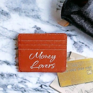 porta carte in pelle personalizzato, porta carte di credito, porta biglietti da visita J.Shelby personalizzabile, idea matrimonio, regalo personalizzabile