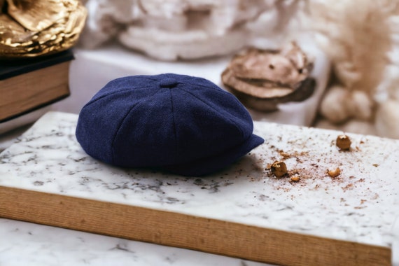 Men's Newsboy Cap, Women's Newsboy Hat, Thomas Shelby Blue Wool Newsboy,  Birthday Gift, Wedding Gift - Etsy