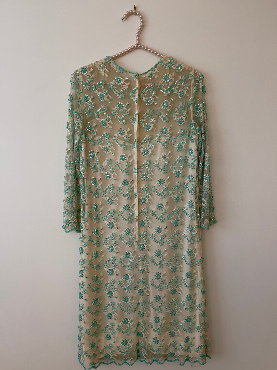 Vintage Beaded Dress, Vintage Nat Kaplan Dress, 6… - image 3