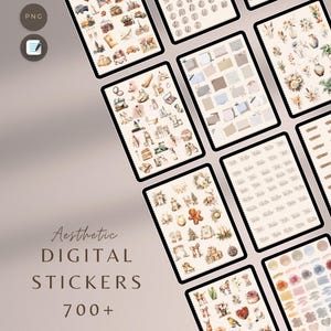 Digital Stickers | THAT GIRL Aesthetic Stickers | Planner Stickers | Goodnotes Stickers | Journal Stickers | iPad Stickers | Png Stickers
