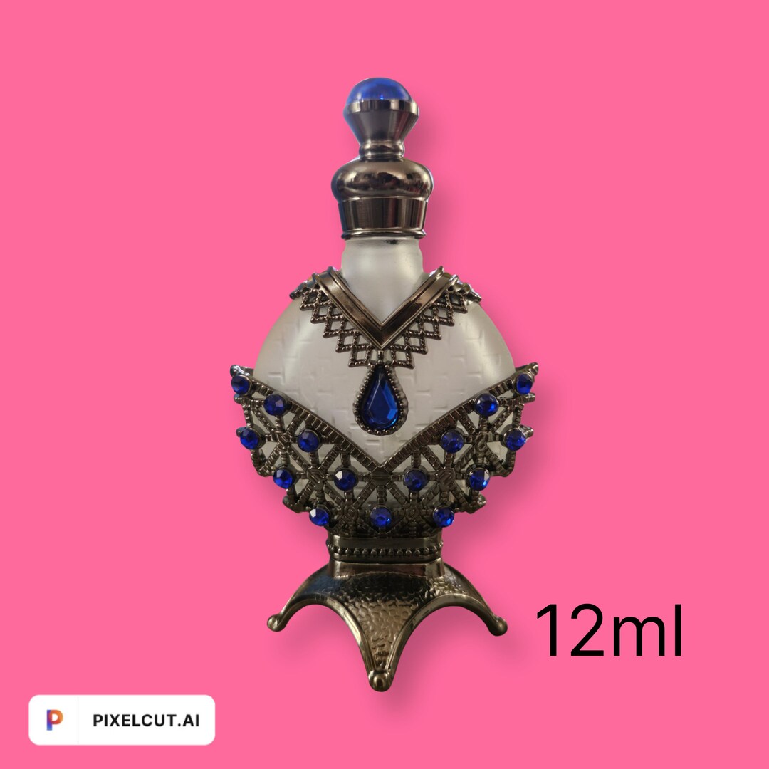 Blue Royal Oil Perfume Bottle Anointing Oil Not Included Etsy