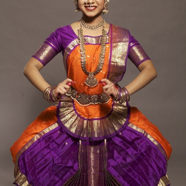 Bharatanatyam Costume Etsy