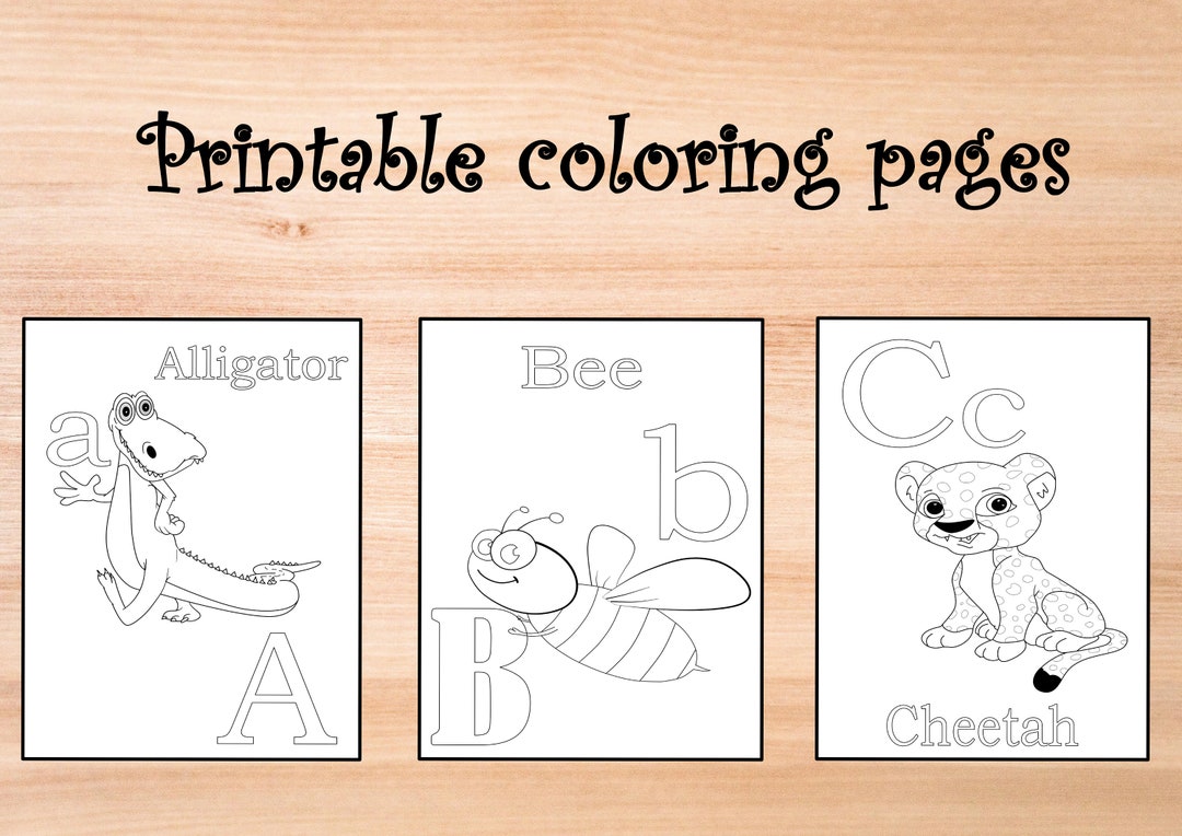  Ausmalbild zum Ausmalen, 26 Malvorlagen zum Ausdrucken für Kinder im 