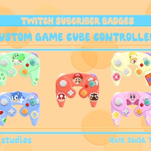 Custom GameCube Controllers [SUB BADGES]